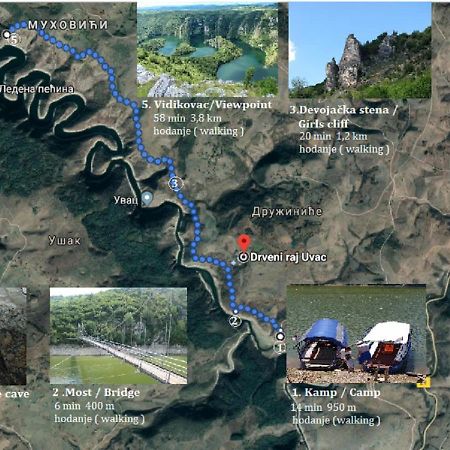 谢尼察Drveni Raj Uvac公寓 外观 照片